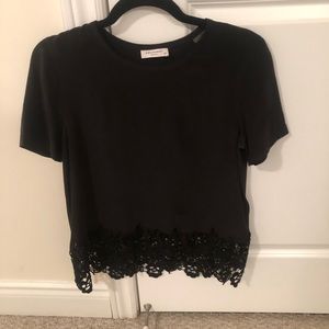 Equipment silk t-shirt in size small.